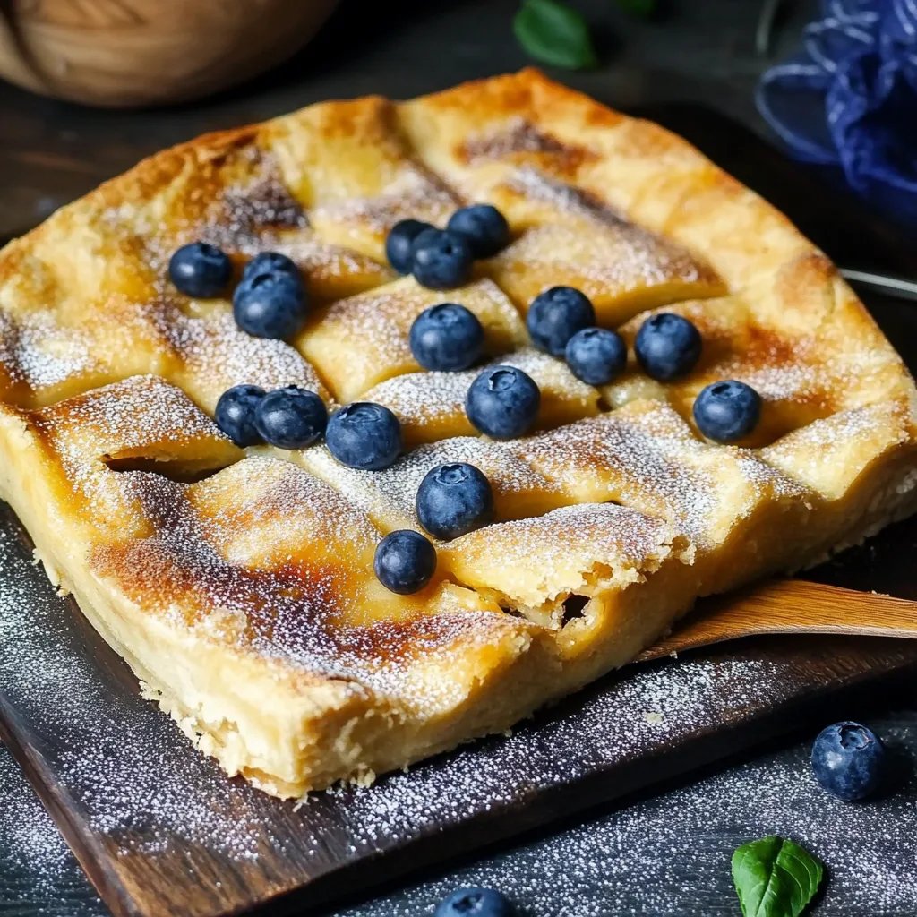 Ofen-Pfannkuchen vom Blech