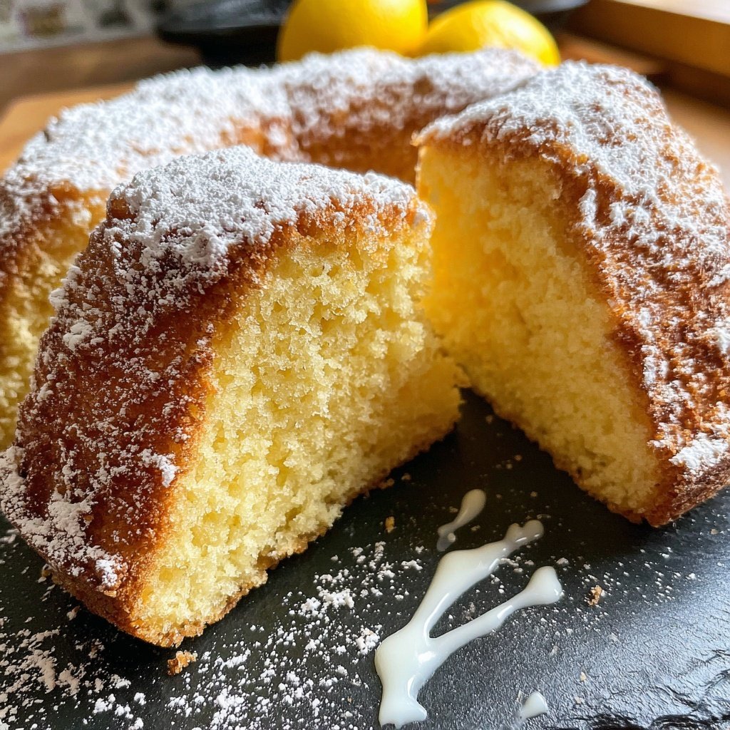 Zitronenkuchen mit Natron