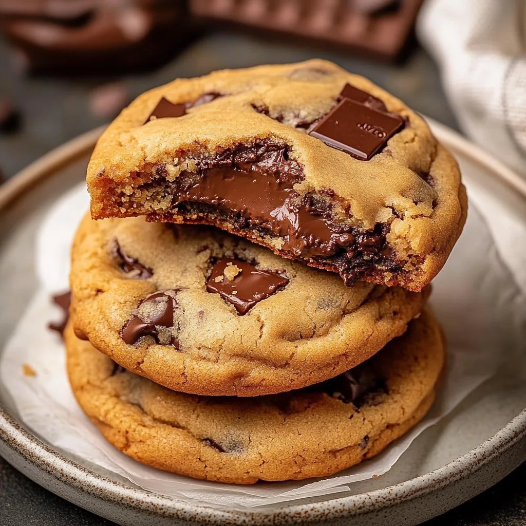 Nutella-Stuffed Chocolate Chip Cookies