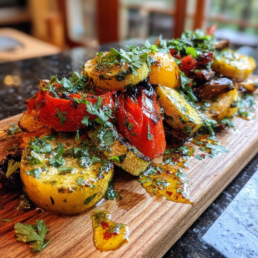 Grillgemüse Mit Kräuter Marinade