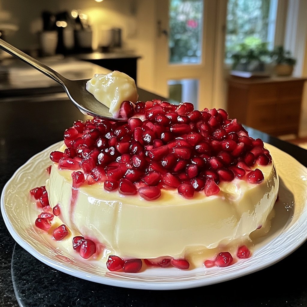 Granatapfel-Panna-Cotta